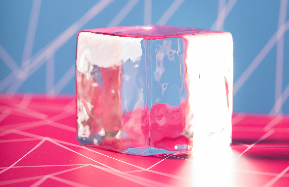 ghiaccio a cubetti professionale